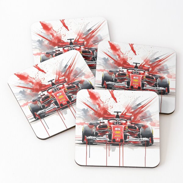 Item preview, Ferrari Formula 1 Watercolor Illustration – F1 Racing Car Motorsport Art designed and sold by Motorline44.