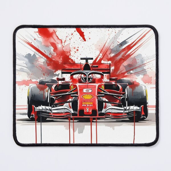 Item preview, Ferrari Formula 1 Watercolor Illustration – F1 Racing Car Motorsport Art designed and sold by Motorline44.
