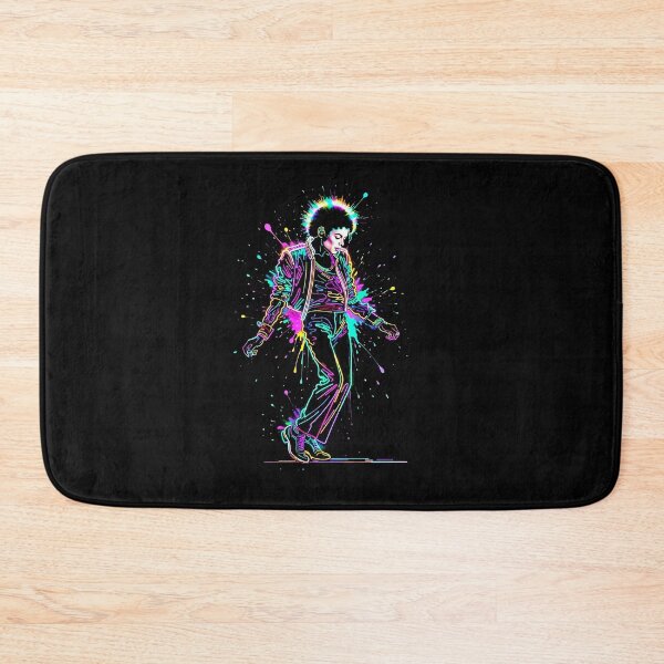 Item preview, MJ Dance King Neon Glow Splatter Art designed and sold by ExploreAura Studio.