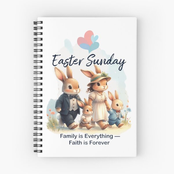 Item preview, Easter Sunday Family — Family Is Everything  Faith Is Forever Bunny Family Easter Shirt designed and sold by CottonFirst.