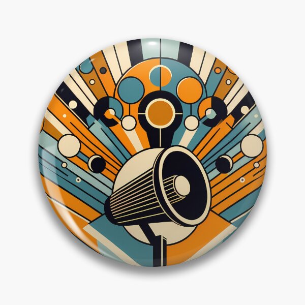 Item preview, Geometric Megaphone Burst designed and sold by InkSmithery.