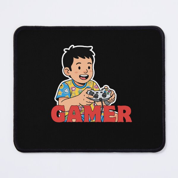 Item preview, Cartoon Boy Gamer Plays Games designed and sold by Rasheedaholik.