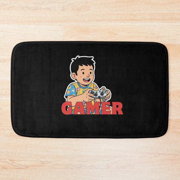 Item preview, Cartoon Boy Gamer Plays Games designed and sold by Rasheedaholik.