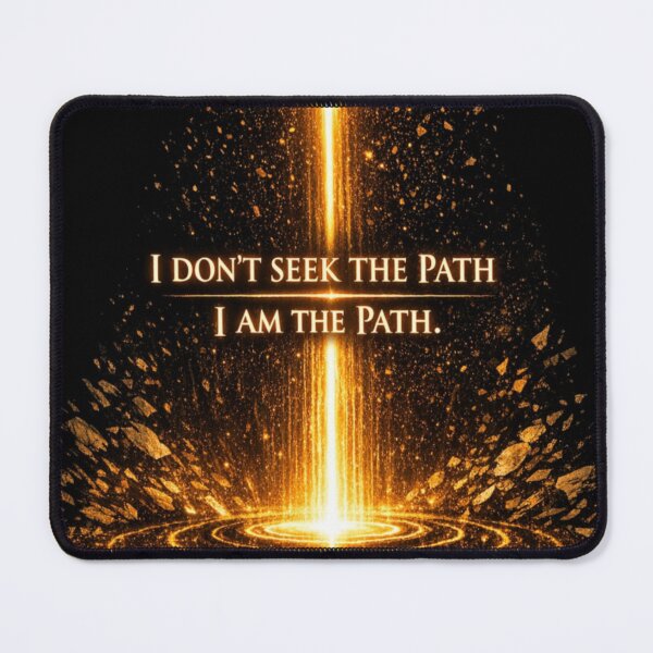 Item preview, I DON’T SEEK THE PATH - I AM THE PATH. designed and sold by MarioZ137.