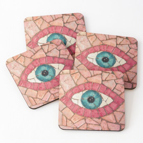 Item preview, Evil Eye Art : Boho Spiritual Protection Design, Oil Paint Texture Aesthetic designed and sold by Veryniq.