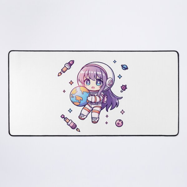 Item preview, Cute Anime Astronaut Girl Floating in Space designed and sold by Animepopstudio.