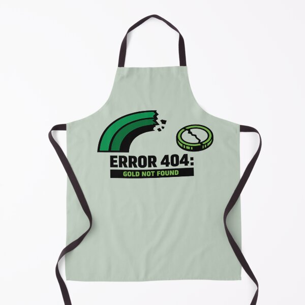 Item preview, Error 404 Gold Not Found designed and sold by Fanverse Merchandise.