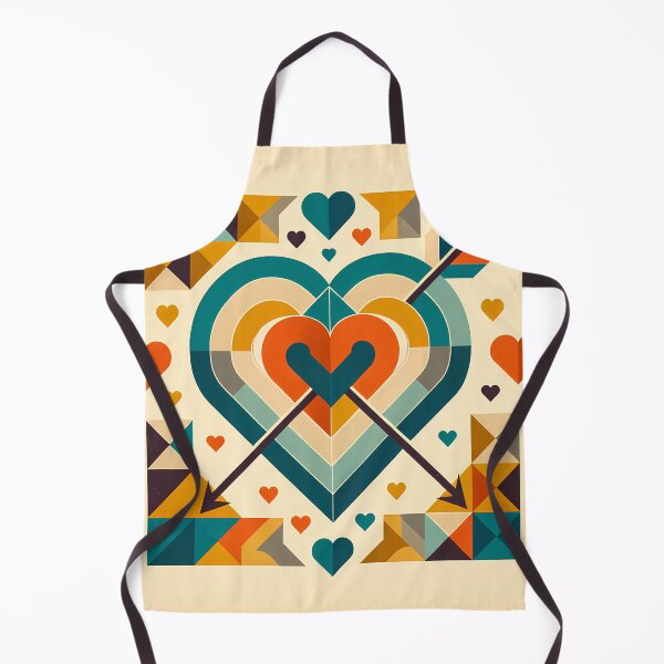 Item preview, Geometric Heart Arrows Abstract designed and sold by InkSmithery.