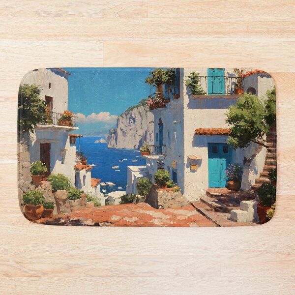 Item preview, Capri a Charming Coastal Village Scene designed and sold by daila70.