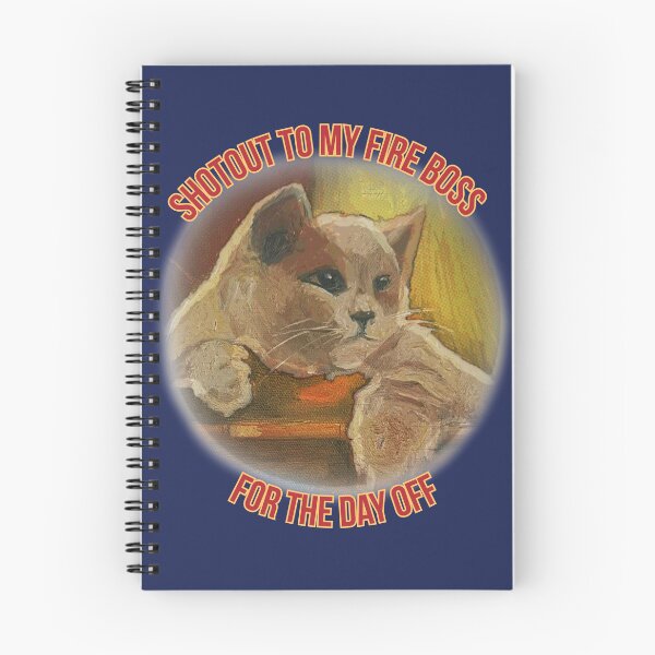 Item preview, Shotout To My Fire Boss - Funny Cat Boss designed and sold by Reniferka Artifacts.