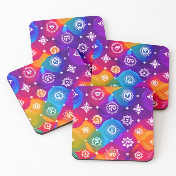 Item preview, Colorful Chakra Energy Sacred Symbols designed and sold by Good Vibes .