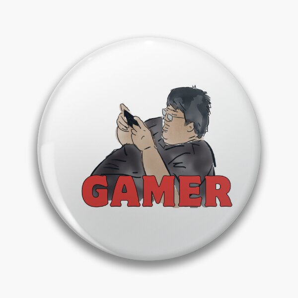 Item preview, Fat Cartoon Boy Gamer Plays Games designed and sold by Rasheedaholik.