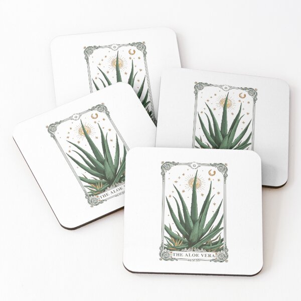 Item preview, Vintage Aloe Vera Tarot Card Art - The Aloe Vera Botanical designed and sold by VeroChaos.
