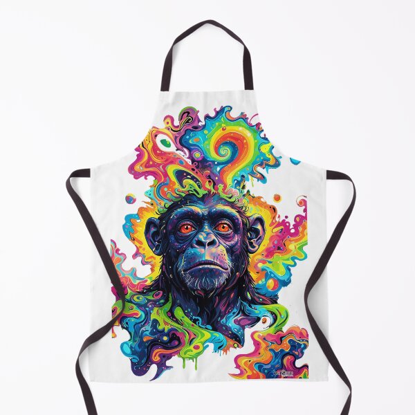 Item preview, Psychedelic 60s Chimp Graffiti Street Artwork designed and sold by Inished Productions.