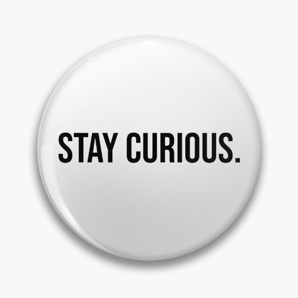 Item preview, Stay Curious Typography – Minimalist Motivational Quote Design designed and sold by ForcePrint.