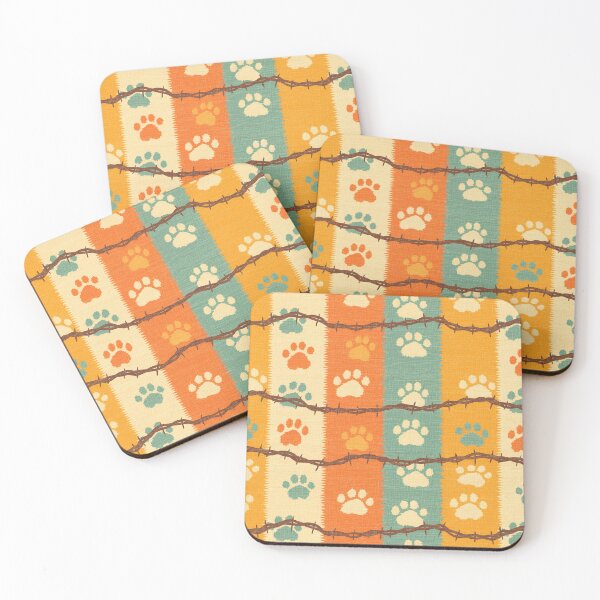 Item preview, Western Paw Print Patchwork designed and sold by bubblegoth.