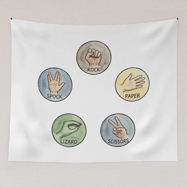 Item preview, Rock Paper Scissors... The Big Bang Theory designed and sold by Screen Lore.