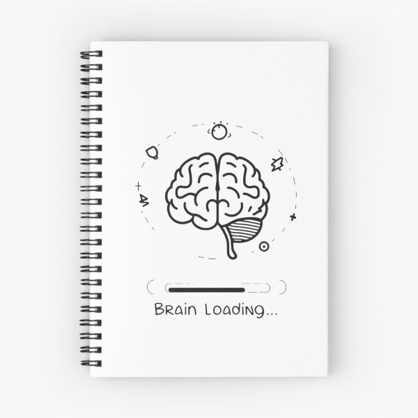 Item preview, Brain Loading… – Overthinking Minimalist Brain Loading Design designed and sold by Low Battery Society.
