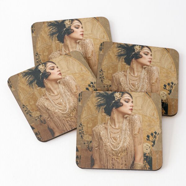 Item preview, Golden Jazz Age – Flapper Glamour designed and sold by ForeverPrintsOK.