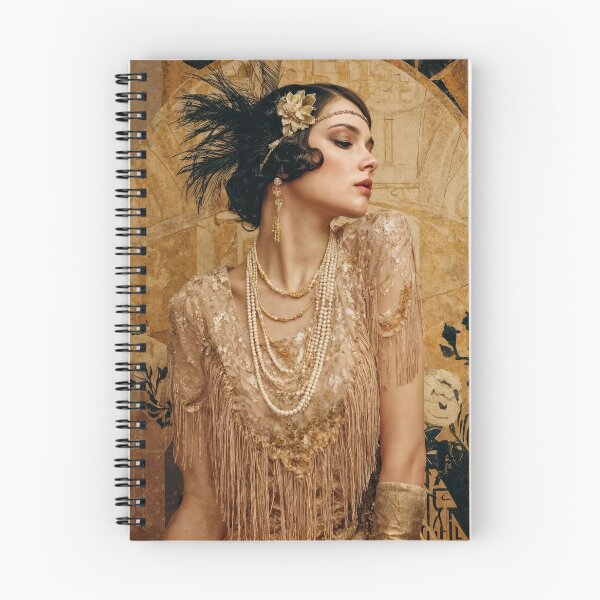 Item preview, Golden Jazz Age – Flapper Glamour designed and sold by ForeverPrintsOK.