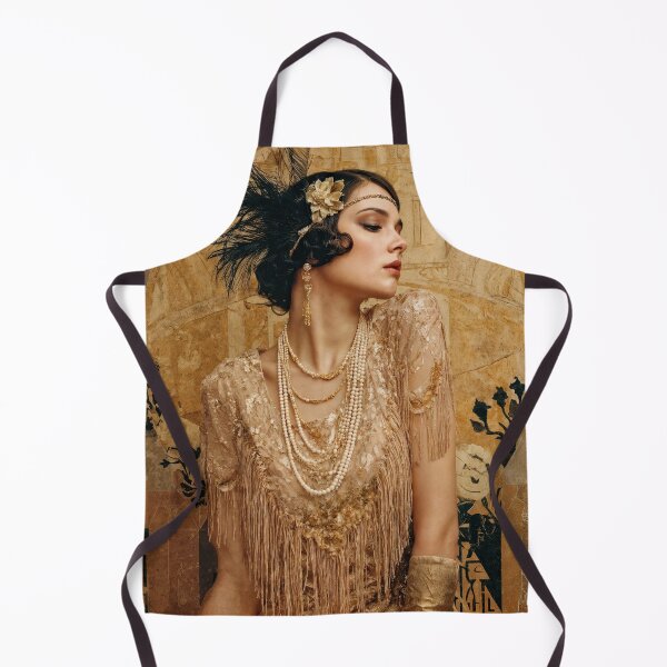 Item preview, Golden Jazz Age – Flapper Glamour designed and sold by ForeverPrintsOK.