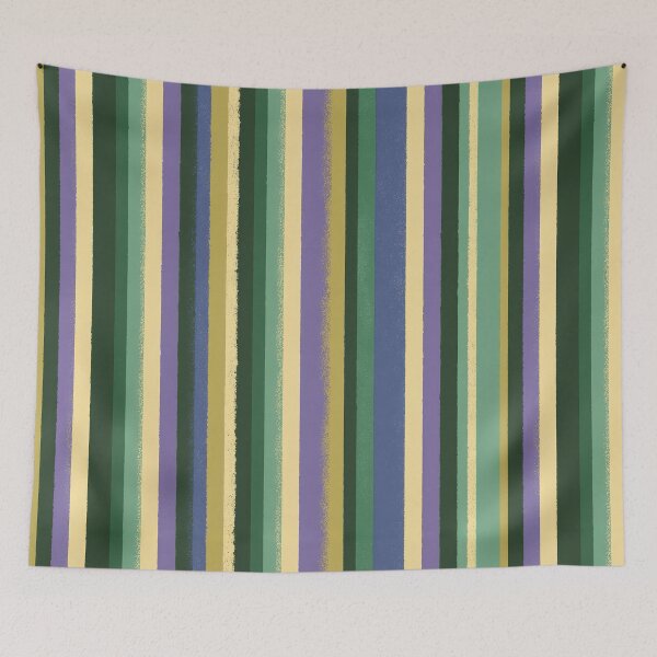 Item preview, Sage Lavender Retro Stripe Pattern designed and sold by bubblegoth.