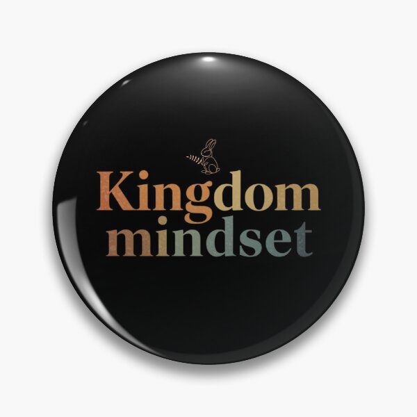 Item preview, Kingdom Mindset Christian Typography designed and sold by Sunniz.