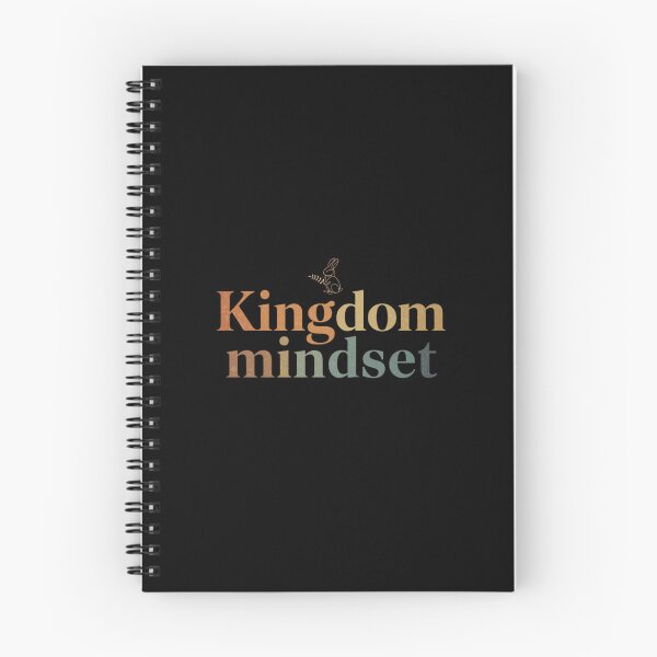 Item preview, Kingdom Mindset Christian Typography designed and sold by Sunniz.