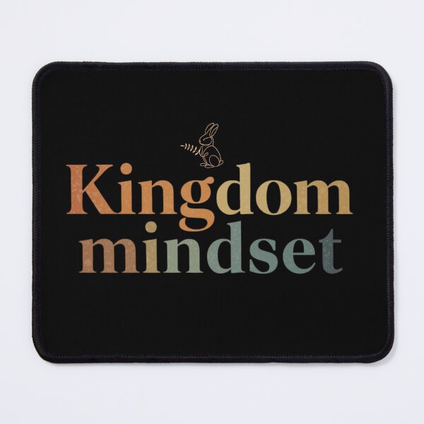 Item preview, Kingdom Mindset Christian Typography designed and sold by Sunniz.