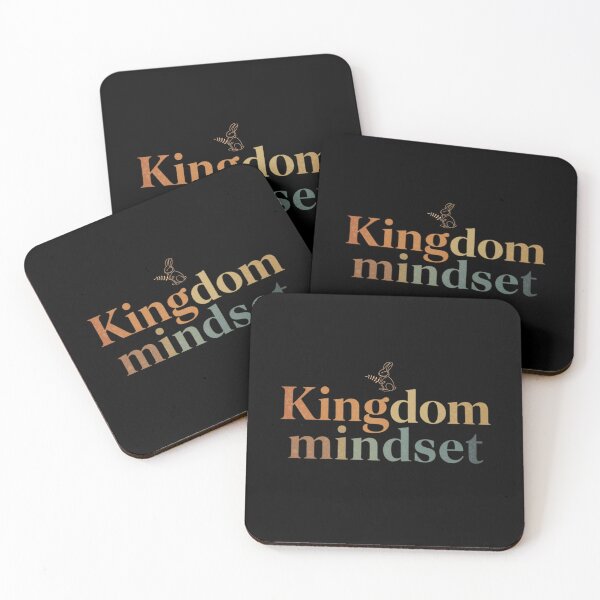 Item preview, Kingdom Mindset Christian Typography designed and sold by Sunniz.