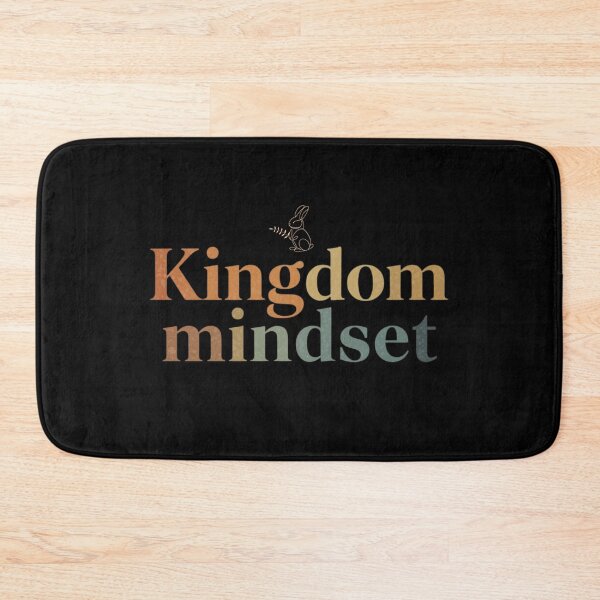 Item preview, Kingdom Mindset Christian Typography designed and sold by Sunniz.