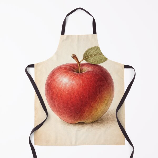 Item preview, Vintage Red Apple Botanical Illustration - Antique Fruit Art designed and sold by Darlin8888.