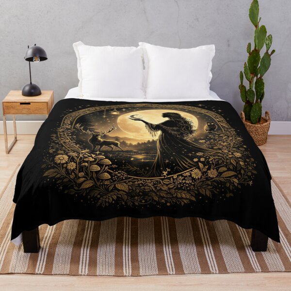 Item preview, Vintage Moon Goddess Celestial Women Feminine Mystic  designed and sold by Blok45.