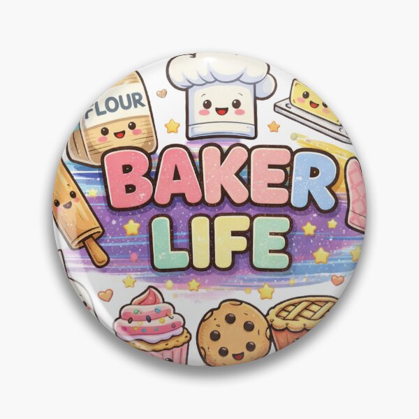 Item preview, Cute Baker Life Kawaii Baking Illustration designed and sold by MIArt Studio.