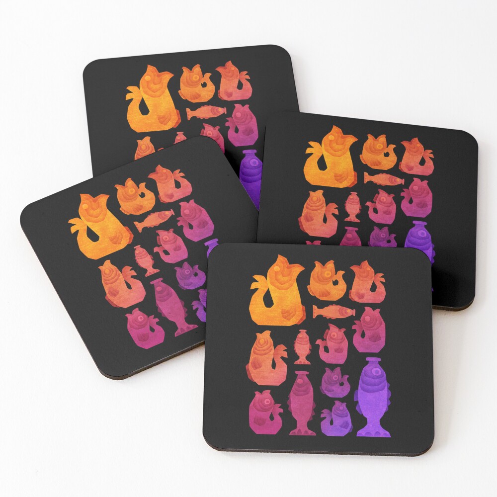 Item preview, Coasters (Set of 4) designed and sold by RikDrawsThings.