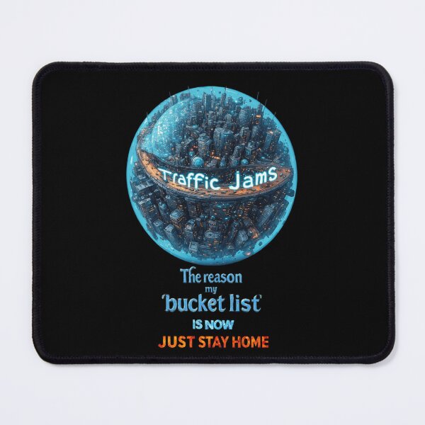Item preview, Traffic Jams - The reason my 'bucket list' is now just stay home designed and sold by Pirate-Coast.