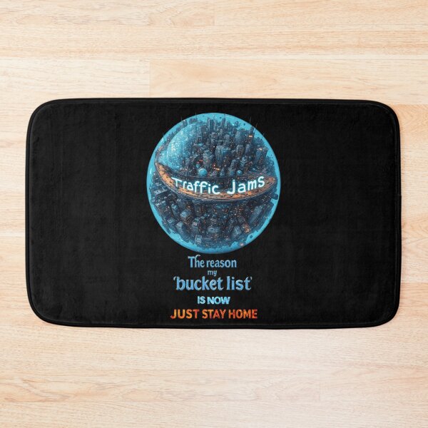 Item preview, Traffic Jams - The reason my 'bucket list' is now just stay home designed and sold by Pirate-Coast.