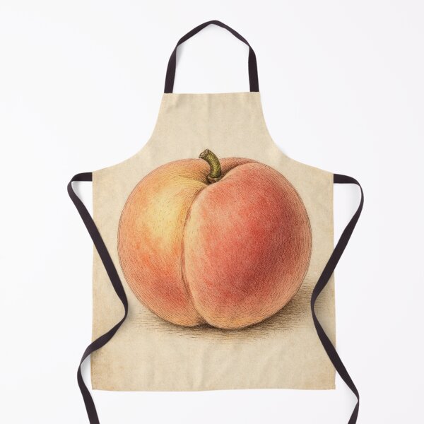 Item preview, Vintage Peach Botanical Illustration - Antique Fruit Botanical Print designed and sold by Darlin8888.