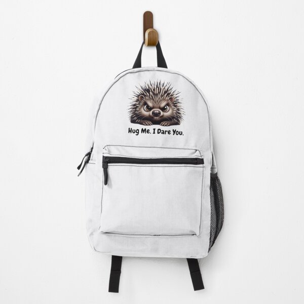 Item preview, Funny Porcupine "Hug Me. I Dare You." - Sarcastic Humor designed and sold by QuirkySpark.