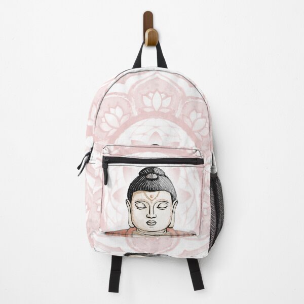 Item preview, Buddha Padma Watercolor - Fawn Coal Coral - Rose Halo designed and sold by Irene Estelle.