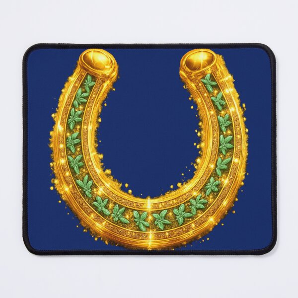 Item preview, Golden Lucky Horseshoe. Symbol of Luck and Prosperity. designed and sold by Nika Art Studio.