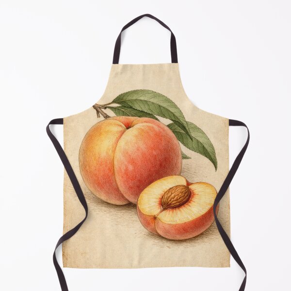 Item preview, Vintage Peach Botanical Illustration - Antique Fruit Print designed and sold by Darlin8888.