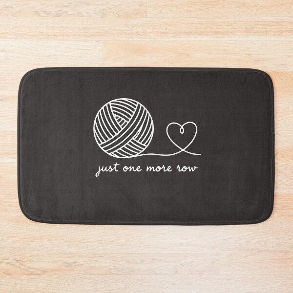 Item preview, Just One More Row, Funny Knitting Sarcastic Quote designed and sold by Fliflat.
