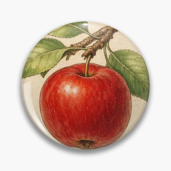 Item preview, Vintage Apple Botanical Illustration - Malus domestica Antique Fruit Print designed and sold by Darlin8888.