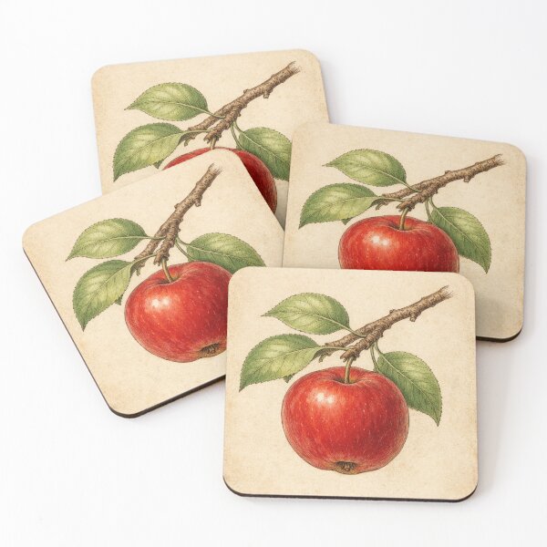 Item preview, Vintage Apple Botanical Illustration - Malus domestica Antique Fruit Print designed and sold by Darlin8888.