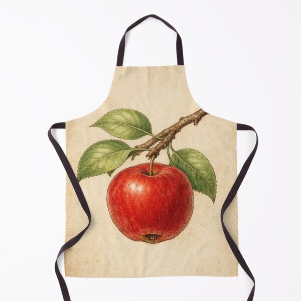 Item preview, Vintage Apple Botanical Illustration - Malus domestica Antique Fruit Print designed and sold by Darlin8888.