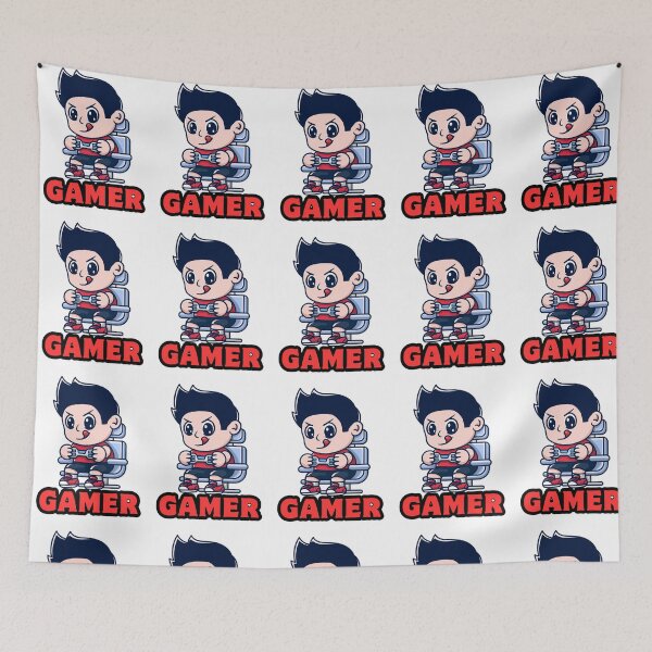 Item preview, Cute gamer boy Playing games  designed and sold by Rasheedaholik.