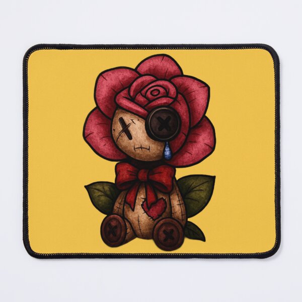 Item preview, Sad Rose Rag Doll with Button Eyes designed and sold by Ecosetereos.