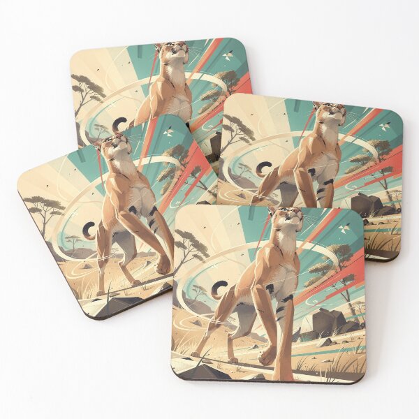 Item preview, Caracal of the Savannah – Wildlife Kings designed and sold by Earth Celebration Designs.