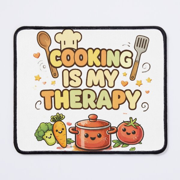 Item preview, Cooking Is My Therapy Cute Kawaii Cooking designed and sold by MIArt Studio.